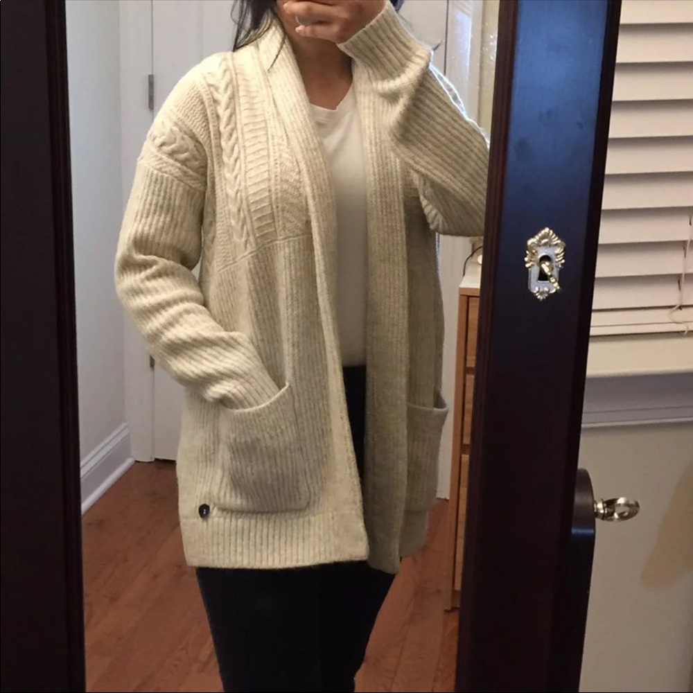 Dreams Soft Cream White Cardigan - Picture 3 of 7